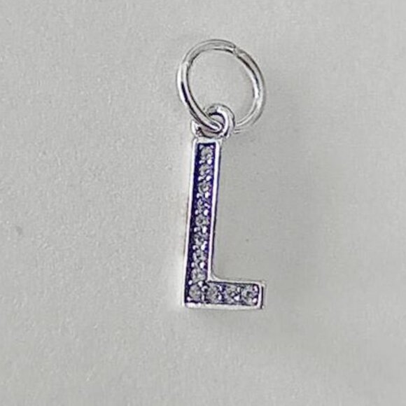 CLEARANCE!!   Pandora Initial L Dangling Charm - Picture 1 of 2
